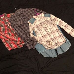 Free People Chambray Flannel